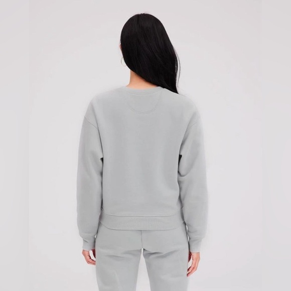 Girlfriend Collective Grey Crewneck Sweater organic cotton size extra large - Picture 3 of 12